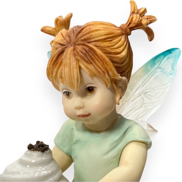 My Little Kitchen Fairies Enesco 113348 Hot Chocolate Fairie Marshmallow 2003 - Picture 3 of 7
